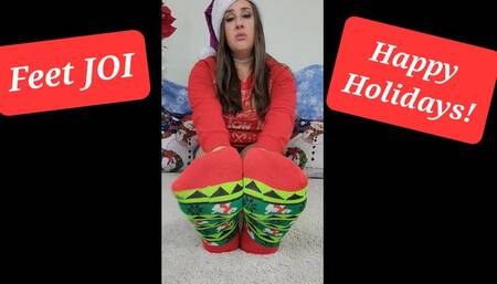 Holiday Socks Feet JOI