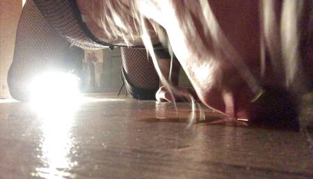 Need To Speed Up My Candellight Licks Splashes Coffee In Cum Drips From My Penis In Delight All For My Transgender Girl