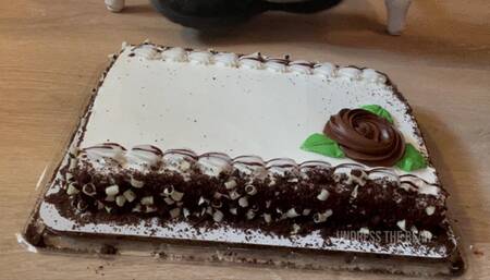 Chocolate Cake Feet Smash Made Me SUPER HORNY