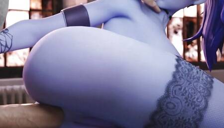busty widowmaker anal