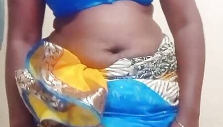 saree show and sexy talk tamil