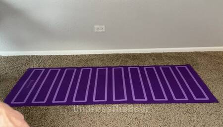 Male Yoga in Teal Underwear