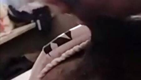 Wife has video call with embarrassment