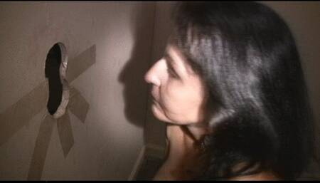 Hot Wife Naked Jen Sucks Another Cock At The Glory Hole! (wmv)