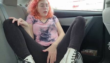 Cumming in a Parking Lot