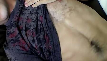 Adorable amateur Devin Reynolds facializes himself solo