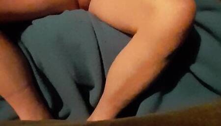 Jerking off and cumshot