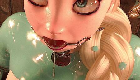 Frozen Elsa in Hard Bondage by Anna - 3D BDSM Animation