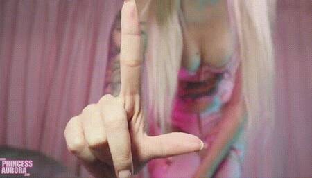 Verbal humiliation quickie - Loser symbol humiliation