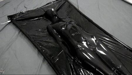 Shibari in a vacuum bed