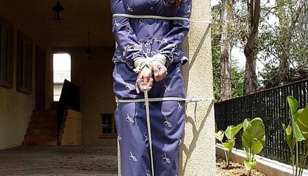 Beautiful insurance investigator Chantel Osmond never imagined she'd be gagged and roped to an outdoor cement post!