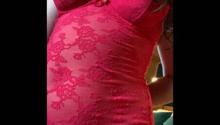 Merry Christmas!! Part 1: Scarlett Kage and Bunny reunite - lingerie, gentle femdom, sissification, pussy licking, pussy eating, female orgasm MOV