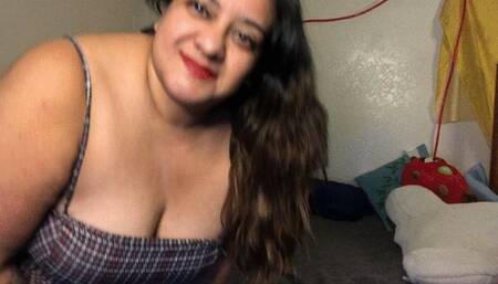 Struggling to Get Thick Dildo In