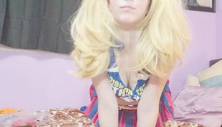 Cheerleader Fucks Her Ass