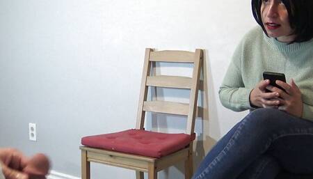 French woman gets angry after masturbating in public waiting room