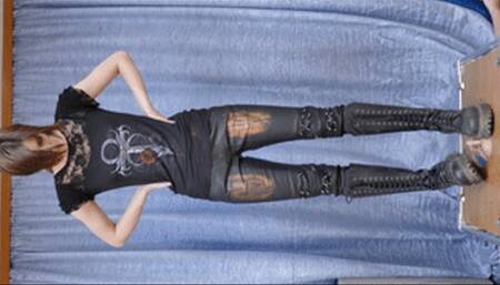 Trampled under extremely dirty Doc Martens boots (part 1 of 6), flo344x 1440p