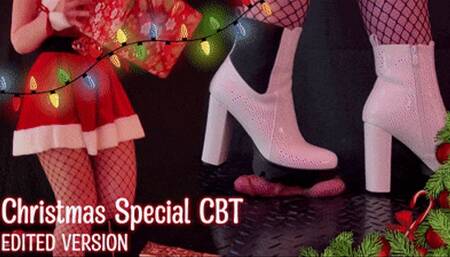 Christmas CBT in Dangerous Boots with Tamystarly (Edit Version) - Bootjob, Ballbusting, CBT, Femdom, Shoejob, Crush, Ball Stomping, Foot Fetish Domination, Footjob, Cock  Board