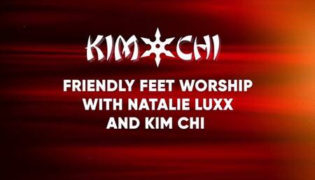 Friendly Feet Worship with Natalie Luxx and Kim Chi