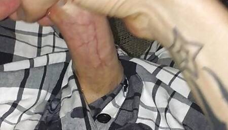 My throbbing MushroomheadCock erupting Cum!