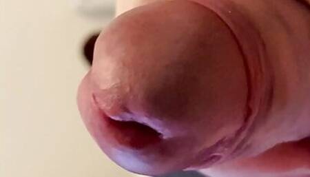 Close Up Precum Cock Tease