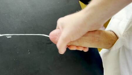 Stroking my cock 4