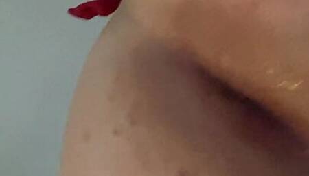 Slut sissy daddy cum on hole