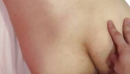 I fuck a cute twink in his tight hole and cum on his ass