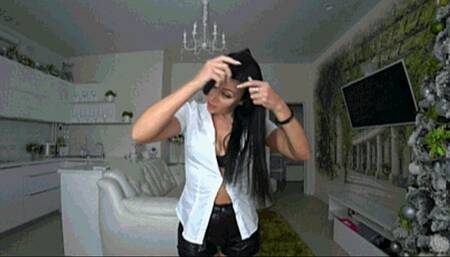 I cut my long hair b