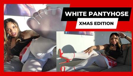 White Pantyhose Xmas Edition