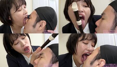 Miki Sunohara - School Teacher Punishes bad student by Extermely Hard Face Nose Licking - wmv
