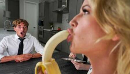 Busty blonde Kit Mercer penetrated in the missionary pose