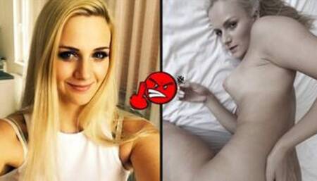 Blonde Pony Tail Prague Slut Fucks Foreign Dick