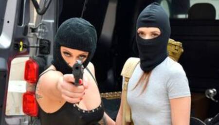 4 Cops, 3 Naughty Girls Equals Orgy at the Cop Shop