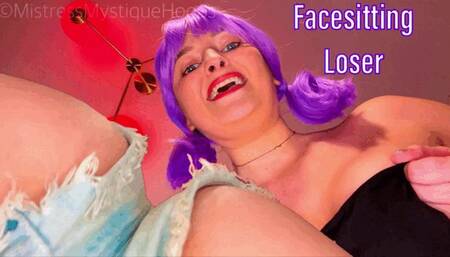 Facesitting Loser - Female Domination Ass Worship Humiliation POV at Party with Femdom Brat Mistress Mystique - MP4