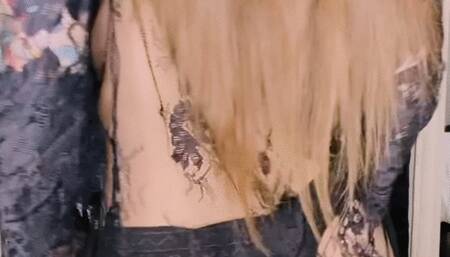 Smoking 120s in Lace Lingerie