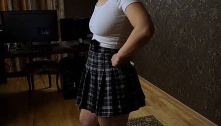 Plaid skirt 2
