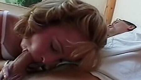Blonde MILF misses sucking cock that never falls off