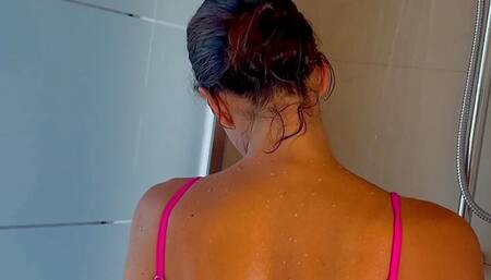 My Babe stepsister with Perfect Ass shows off her Body in the hotel