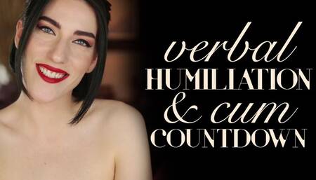 Verbal Humiliation & Cum Countdown