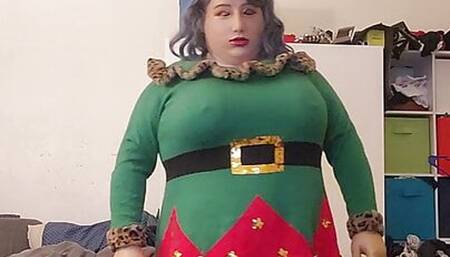 Christmas crossdresser
