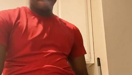Jacking off while roommate is gone