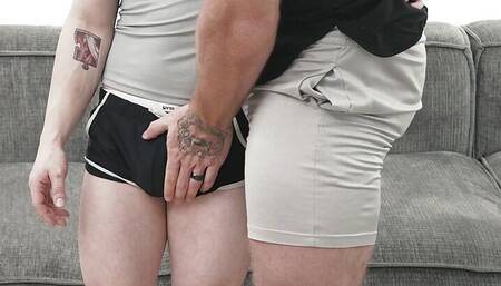 Hung jock breeds hungry coachs tight bare hole