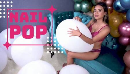 Gaby Tease and Nail Pop White 16"