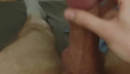 PervOrtak milking out a creamy cumshot