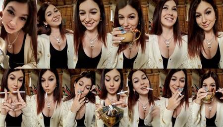 24 MINUTES!! Smoking Livestream - Laughing Chatting Coughing