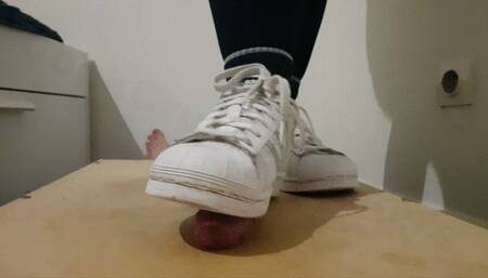 Cock Crush Cum Adidas Superstar