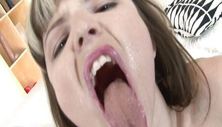 Teen babe in hardcore anal threesome with facial cumshot