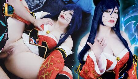 Ahri gets fucked by a League of Legends player