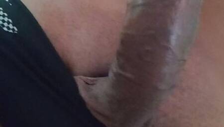 Showing Dick through his underwear, fan it for me if you LIKE IT