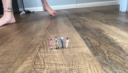 giantess toes torment tinies